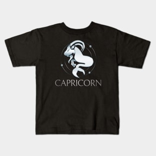 Capricorn Zodiac Sign Kids T-Shirt